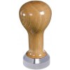 Buna café tamper, dub, lak, 41 mm, nerez mat, plochý