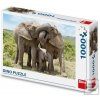 Puzzle 1000 Sloní rodina