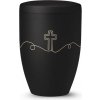 Ekologická urna OneLine - Čierna/Kríž