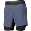 SCOTT Cyklistické nohavice krátke bez trakov - HYBRID ENDURANCE TECH - modrá/čierna L