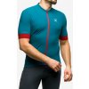 Cyklistické tričko Montura Terra Full Zip T-shirt - baltic/tobacco