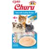 INABA CAT CHURU Tuniak s mušľami, maškrta pre mačky, tuniak 4x14g