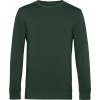 B&C | Inspire Crew Neck, Pánska mikina, zelená forest, XS