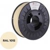 Tlačová struna (filament) C-TECH PREMIUM LINE, PETG, slonová kosť svetlá, RAL1015, 1,75mm, 1kg 3DF-P-PETG1.75-1015