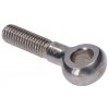 Nerezová skrutka s okom, metrický závit, DIN444, M6x30, čiastočný závit, AISI304