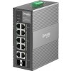 TP-Link OMADA průmyslový switch IES210GPP (8xGbE,2xGbE/SFPcombo,6xPoE+,2xPoE++,240W,DIN,IP40,fanless)