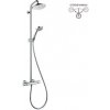 Hansgrohe Croma sprchový systém Showerpipe 220 1jet s termostatom chróm 27185000