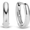 Náušnice TI SENTO kruhy 15mm hladké 7759SI Dámske striebro 925/1000 strieborná Ródium 11,2 mm 5,3mm 15mm