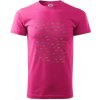 Farebné kolesá - Klasické pánske tričko vyššej gramáže - 3XL ( Purpurová )