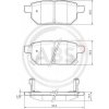 Sada brzdových platničiek kotúčovej brzdy A.B.S. ALL BRAKE SYSTEMS BV. 37580