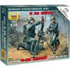 Zvezda figúrky – nemecký mínomet 81 mm s vojakmi (1:72)