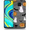 Picasee silikónový čierny obal pre Xiaomi Redmi Note 9S - Spooky crew