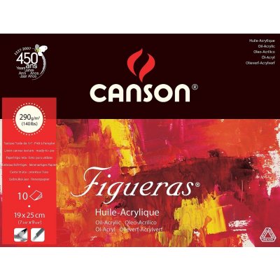 Canson Figueras Skicár pre olejomaľbu 38x46 cm 10 listov lepený