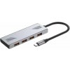 Gembird UHB-CM-U310-A4-01, 4portový rozbočovač USB-A 3.2 (Gen 2) typu C