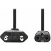 NEDIS napájecí kabel pro adaptéry/ Euro zástrčka - konektor IEC-320-C7/ přímý-přímý/ dvoulinka/ černý/ bulk/ 1m CEGL11040BK10