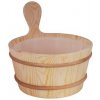 Sentiotec drevené vedro do sauny 4L borovice s plastovou vložkou