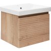 Kúpeľňová skrinka s umývadlom Naturel Savona 58x43x44, 8 cm dub halifax mat SAVONA60DHU1