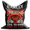 Sablio Sedací vak Harley-Davidson Live to ride, ride to live - 200x140 cm