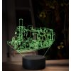 Beling 3D lampa, Parná lokomotíva 310.9 „Kafemlejnek“, 16 farebná SXQ33