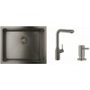 Súprava kuchynská batéria Grohe Essence 30270AL0, nerezový drez Grohe K700U 31574AL1, 40535AL0