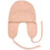 Szaleo zimná čiapka ušiak ružová, univerzálna veľkosť