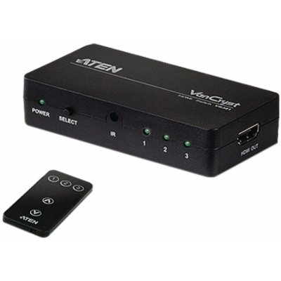 Aten VS-381 3 port HDMI switch 3 - 1 HDMI, DO od 28,61 € - Heureka.sk