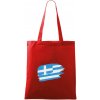 Grécko vlajka - Taška bavlnená - 42 x 38 cm ( Červená )