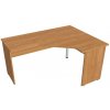 kancelársky stôl ergo ľavý 160x120 cm - GEV 60 L olše