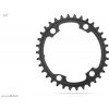 Absolute Black OVAL road 2X 110/4BCD 34z. pre 9100/8000 čierna