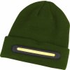 Strend Pro čiapka so svetlom beanie, 40x LED, zelená, akrylové vlákna, 750 mAh batéria