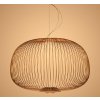 FOSCARINI Spokes 3 LED sospensione COPPER FN2640073D_80 Dimmable (Moderné závesné talianske LED svietidlo.)