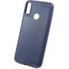Bomba Mäkký obal carbon look pre Huawei - modrý Model Huawei: Y7 (2019) / Y7 Pro (2019)
