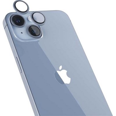 EPICO Hliníkové ochranné sklo na čočky fotoaparátu pro iPhone 14 / 14 Plus 6,1" 69212151600001 - modrá