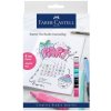 Kaligrafické perá Faber-Castell Pitt / štartovací set so zápisníkom