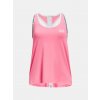 Dievčenské tielko UA Knockout Tank Ružová YLG