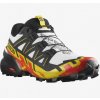 Salomon Speedcross 6 white/black/empire yellow 417378 pánské prodyšné běžecké boty 47 a 1/3 EUR