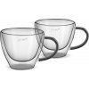 LAMART Pohár LT9117 Vaso cappuccino Black 2 x 190 ml