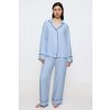 Viskózové pyžamo Amourette Jacquard PW svetlomodré S