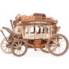 ROKR Drevené mechanické 3D puzzle Dostavník 199 ks