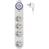 Prepäťová ochrana 1,5m/4z+V SOLIGHT PO46 biela