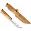 Marttiini Lapp knife 235 stainless steel/curly birch/leather/finger guard 235010