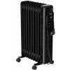 Olejový radiátor Black&Decker 2000 W, čierny