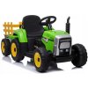 Traktor na batériu s prívesom XMX611 zelený LEAN CARS