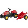 Rolly Toys Šlapací traktor Rolly Zetor s vlečkou červený