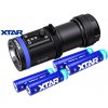 Potápačská LED baterka Xtar D30 4000lm+4x Li-ion 18650 3500mAh+Li-ion nabíjačka MC4S
