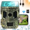 FOTOPASCA SOLAR KAMERA 4K 48MP 2600 mAh LESNÁ LOVECKÁ NOČNÝ REŽIM + 32 GB
