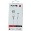 Swissten 71504300 USB/Micro USB, 1,5m, bílý