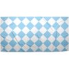 Sablio Uterák Bielo-modré kosoštvorce - 50x100 cm