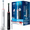 Oral-B Pro 3 Dospelý Rotujúca kefka na zuby Čierna, Biela (PRO 3 3900 DUO BLACK/WHITE)