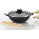 KELA WOK set MINI 5-dielny liatina, kov, sklo, drevo KL-77747